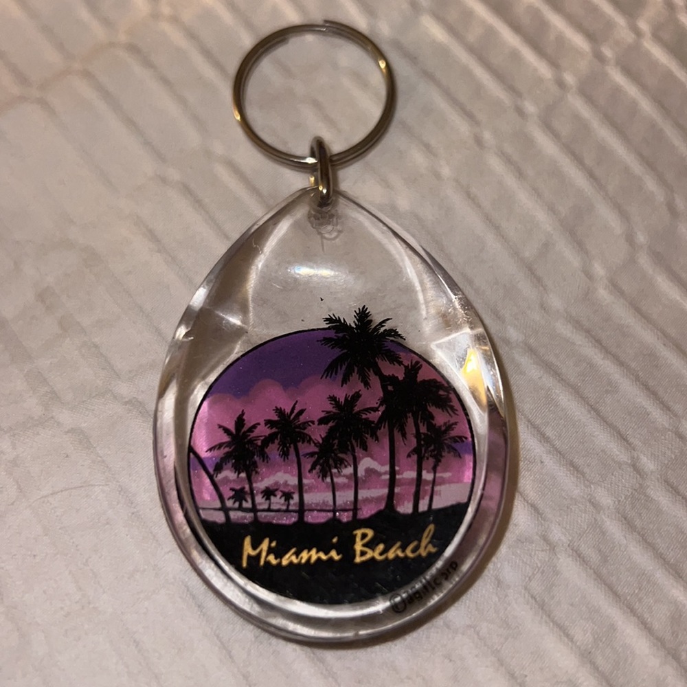 Miami Beach keychain